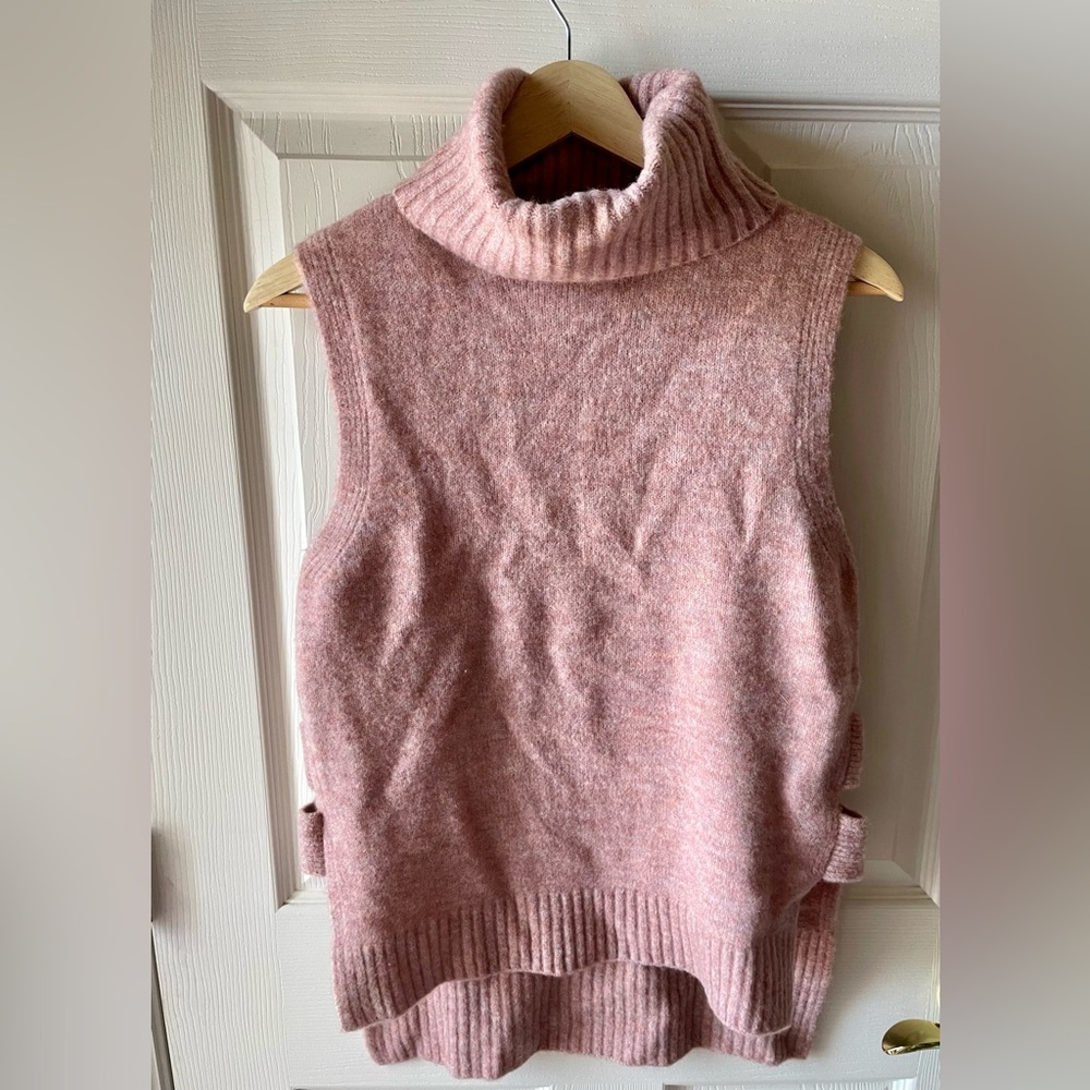 BISHOP + YOUNG | Wool Blend Turtleneck Halter | M